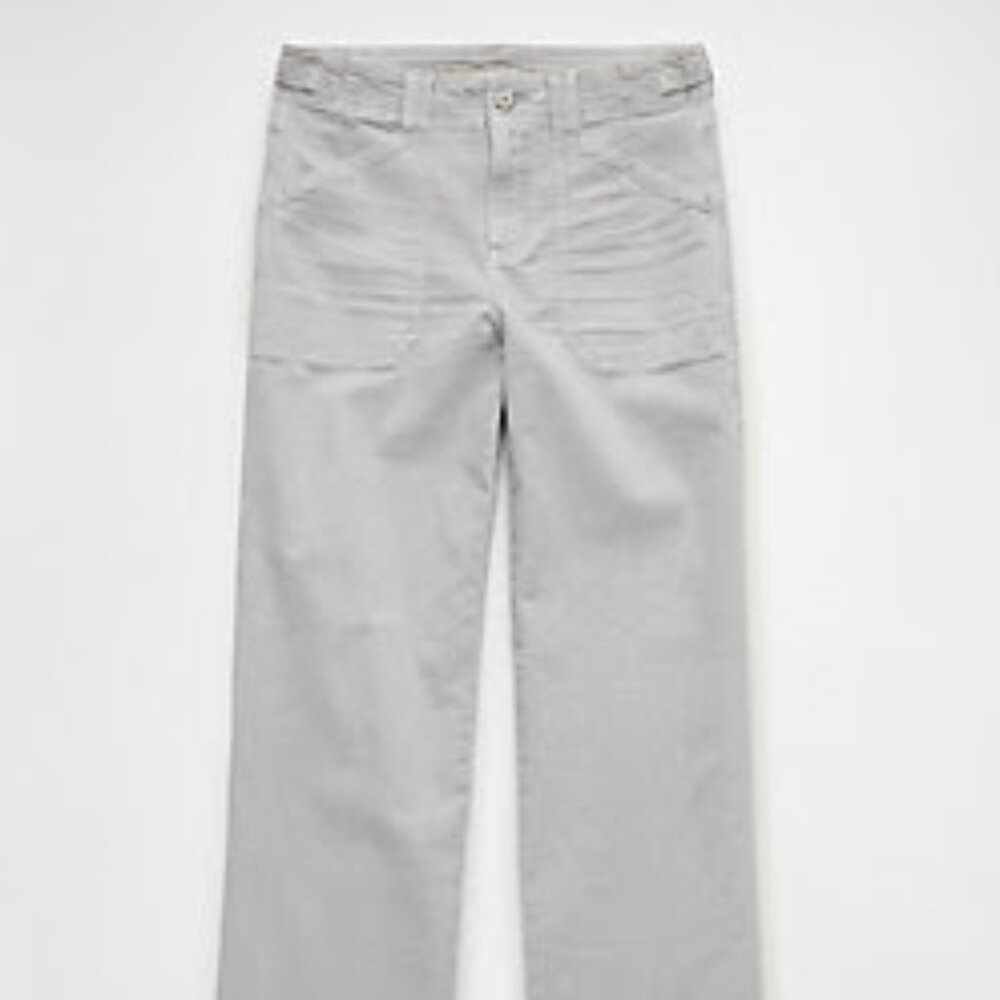 AE Stretch High-Waisted Stovepipe Utility Pant 12 Short